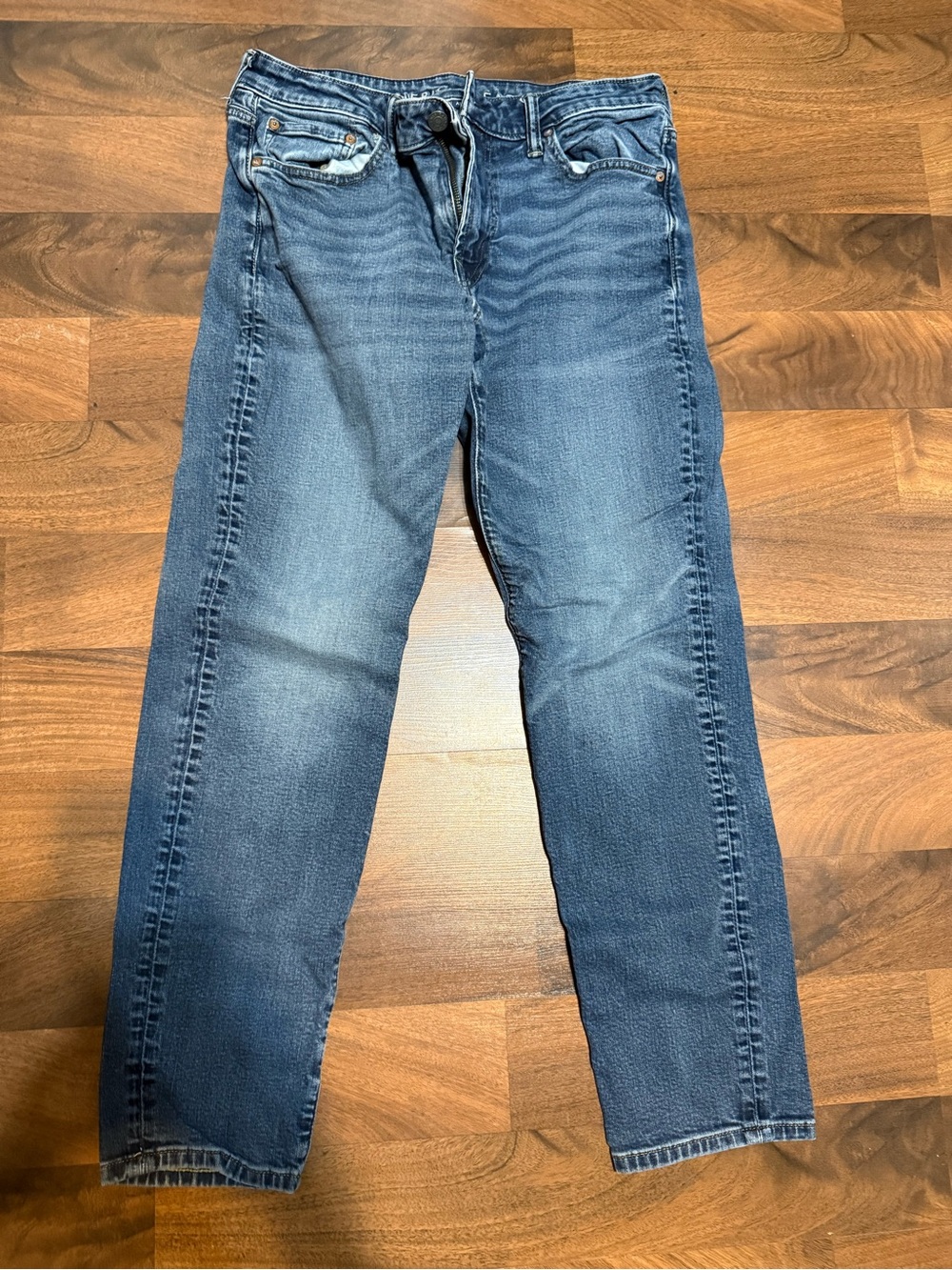 Men's Blue Athletic Fit American Eagle Jeans